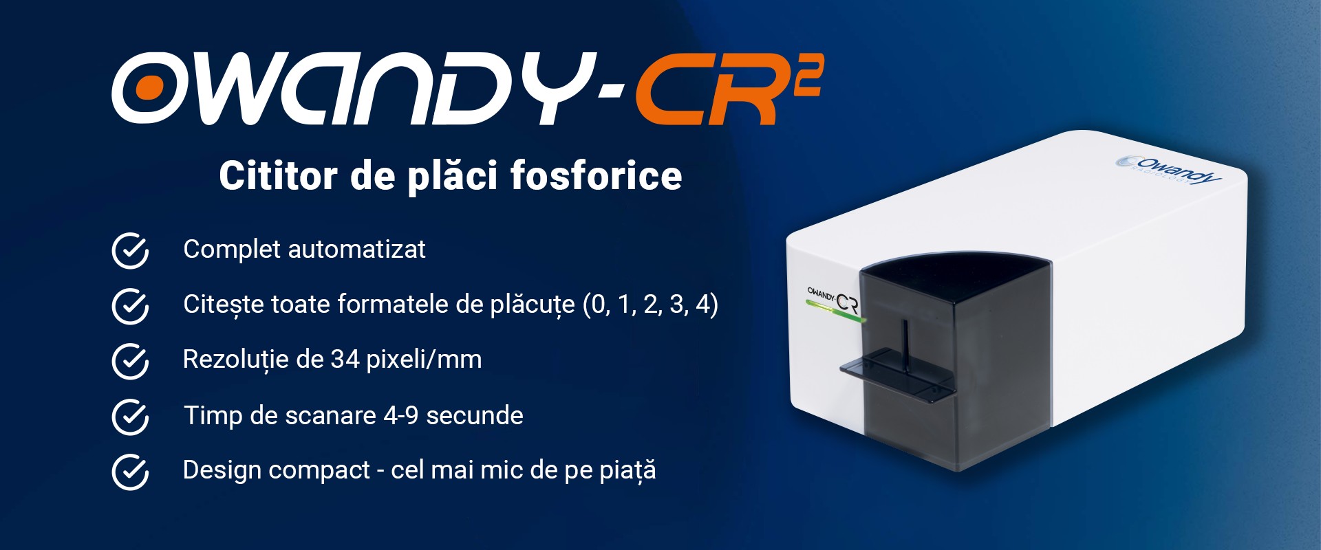 Scanner placute fosforice Owandy-CR2